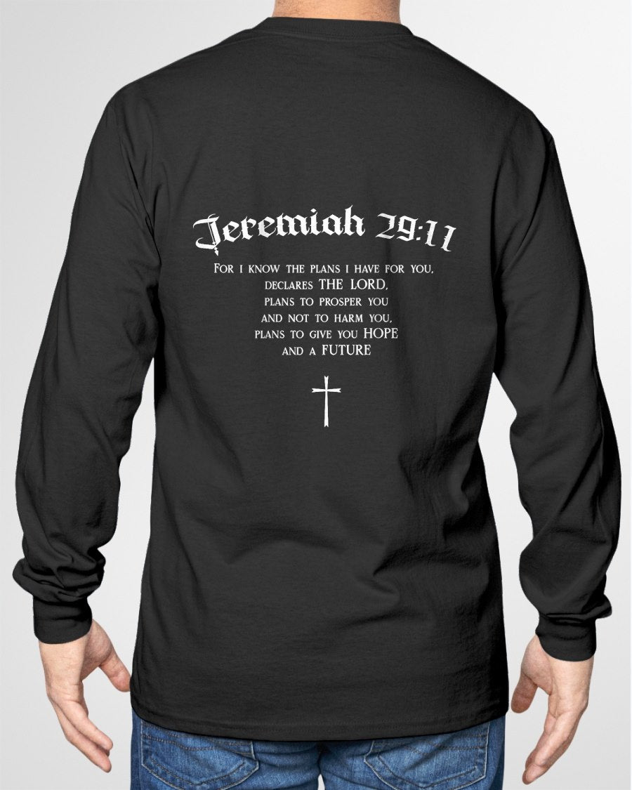 Jeremiah 2911 Christian Bible Verse Religious Back Design T-Shirt For MAN - TRACY00 (SKU-TRAN-180505)