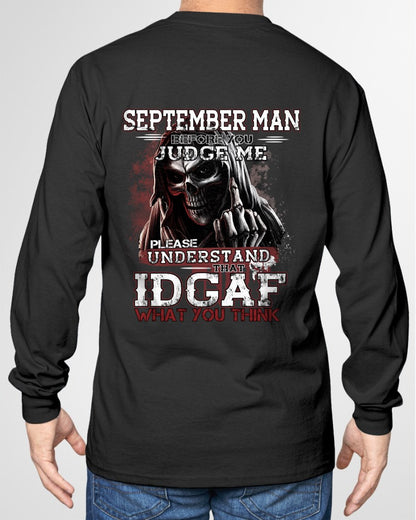 SEPTEMBER - BEFORE YOU JUDGE ME T-shirt For MAN - TRACY09 (SKU2605-275-09)