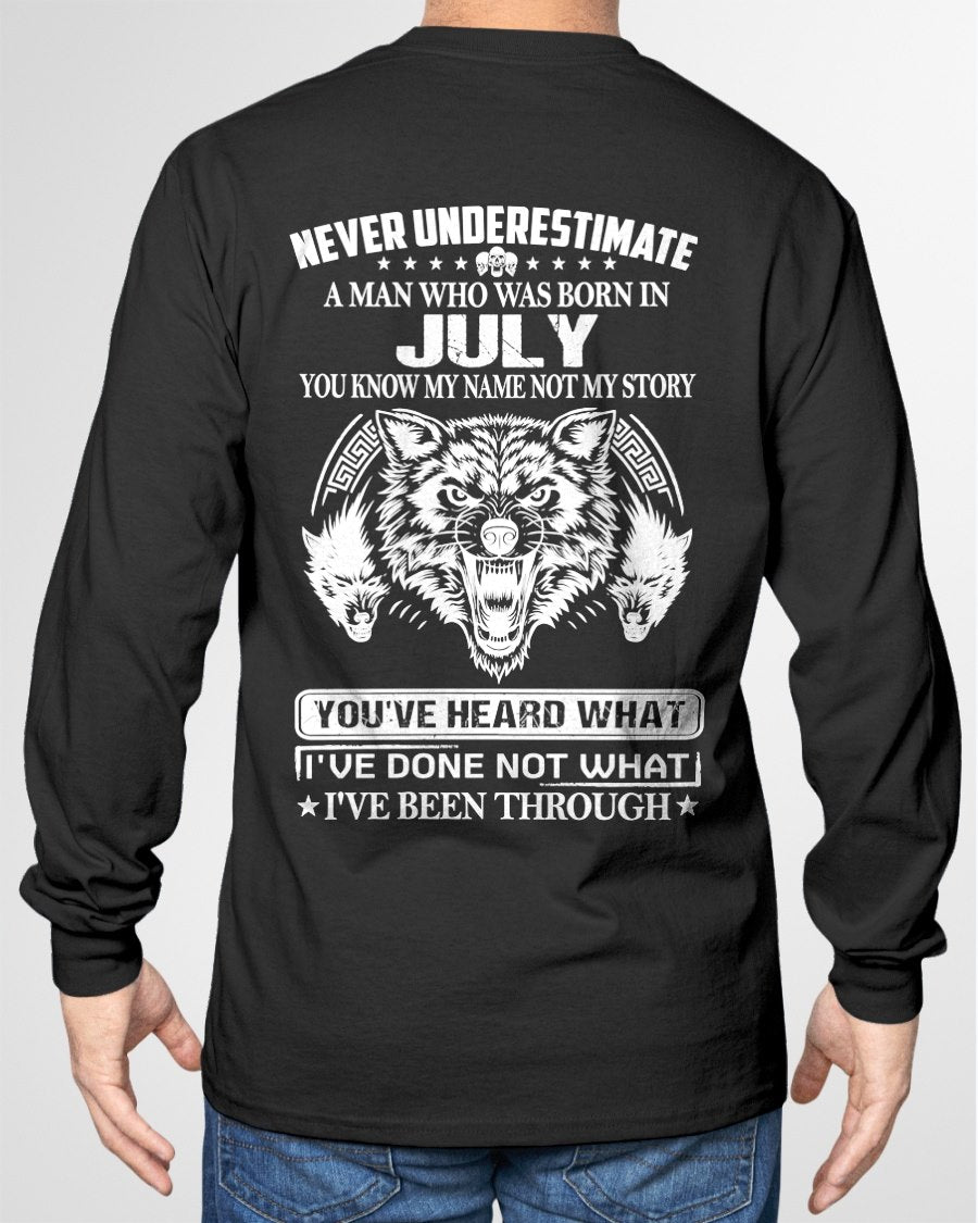 JULY - YOU KNOW MY NAME BUT MY STORY T-Shirt For MAN - TRACY07 (SKU2605-373-07)