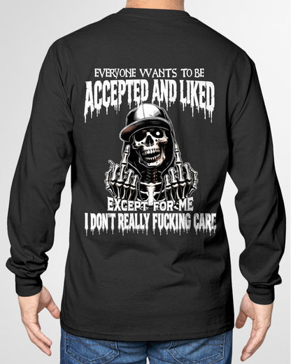 "I DON'T REALLY FUCKING CARE" T-shirt For MAN - TRACY00 (SKU2606-268-00)
