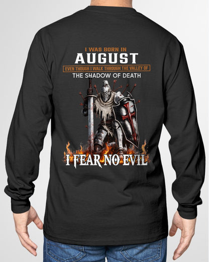AUGUST - I FEAR NO EVIL T-shirt For MAN - TRACY08 (SKU2605-269-08)