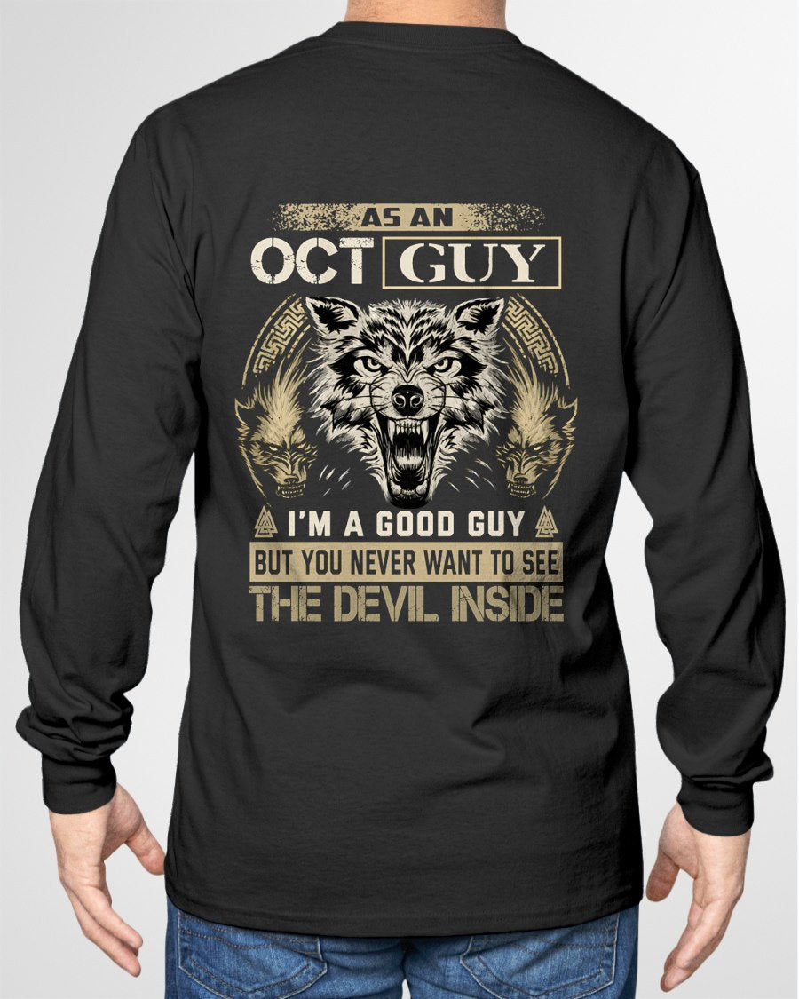 OCTOBER - THE DEVIL INSIDE T-shirt For MAN - TRACY10 (SKU2605-272-10)
