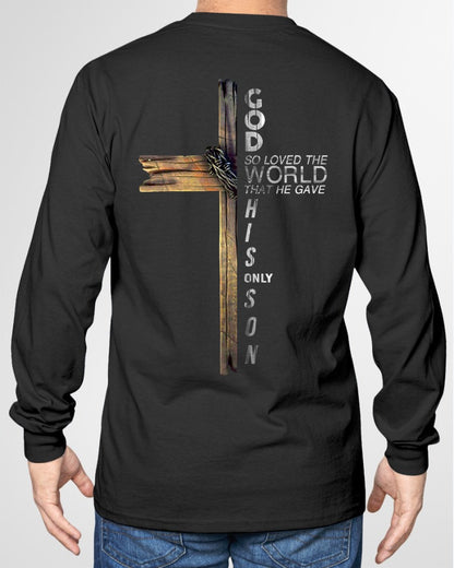 Son of God Jesus Christ Cross Christian 9 John 3 16 T-Shirt For MAN - TRACY00 (SKU-TRAN-180506)