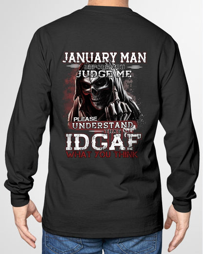 JANUARY - BEFORE YOU JUDGE ME T-shirt For MAN - TRACY01 (SKU2605-275-01)