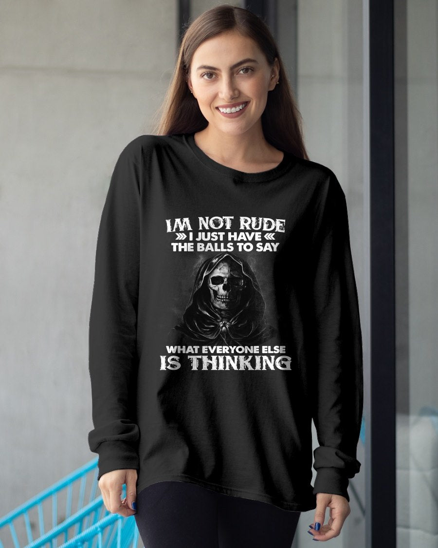 I'M NOT RUDE T-Shirt For WOMAN - TRACY00 (SKU2605-430-00)