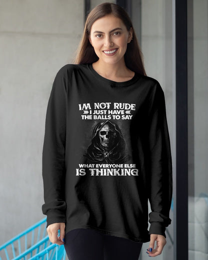 I'M NOT RUDE T-Shirt For WOMAN - TRACY00 (SKU2605-430-00)