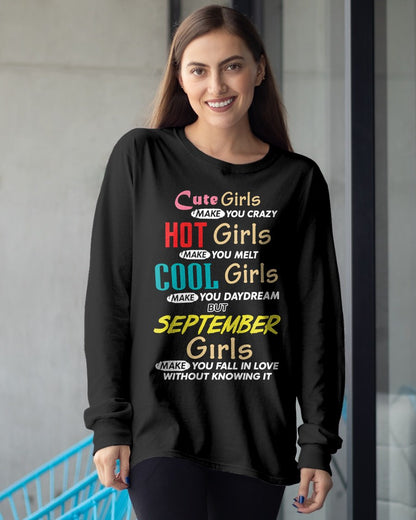 SEPTEMBER - CUTE GIRL T-Shirt For WOMAN - TRACY09 (SKU2607-252-09)