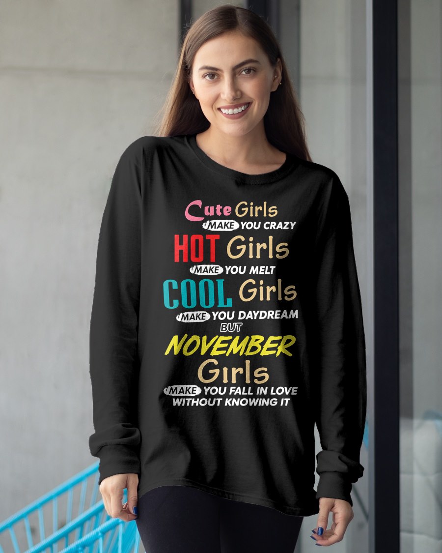NOVEMBER - CUTE GIRL T-Shirt For WOMAN - TRACY11 (SKU2607-252-11)