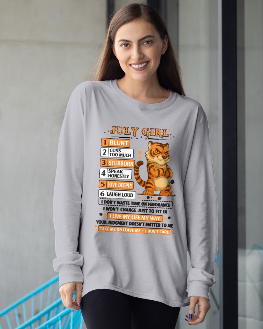 JULY - Characteristics of July Girls T-Shirt FOR WOMAN - TRACY07 (SKU2602-219-07)