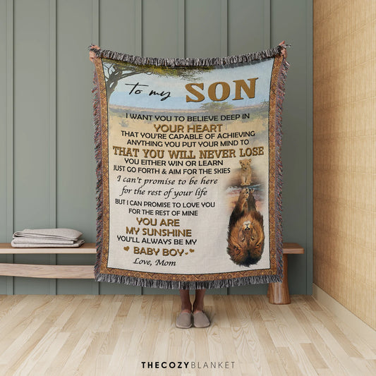 Special Gift For Baby Boy Blanket - From Mom
