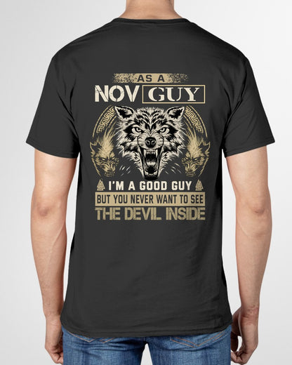 NOVEMBER - THE DEVIL INSIDE T-shirt For MAN - TRACY11 (SKU2605-272-11)