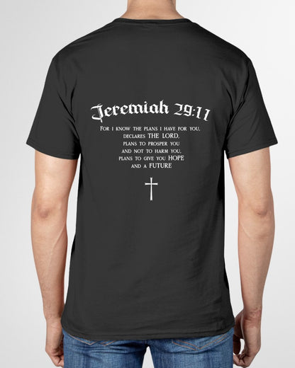 Jeremiah 2911 Christian Bible Verse Religious Back Design T-Shirt For MAN - TRACY00 (SKU-TRAN-180505)