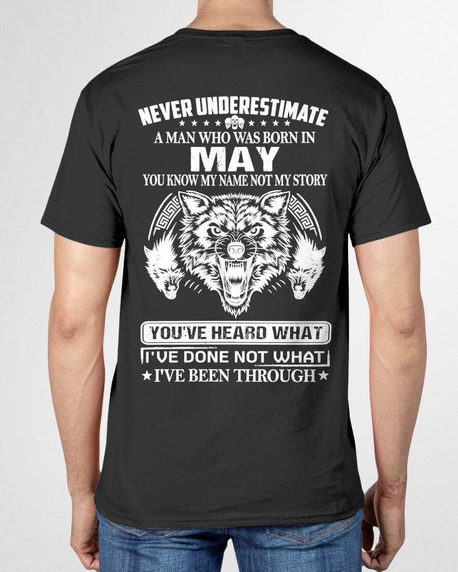 MAY - YOU KNOW MY NAME BUT MY STORY T-Shirt For MAN - TRACY05 (SKU2605-373-05)