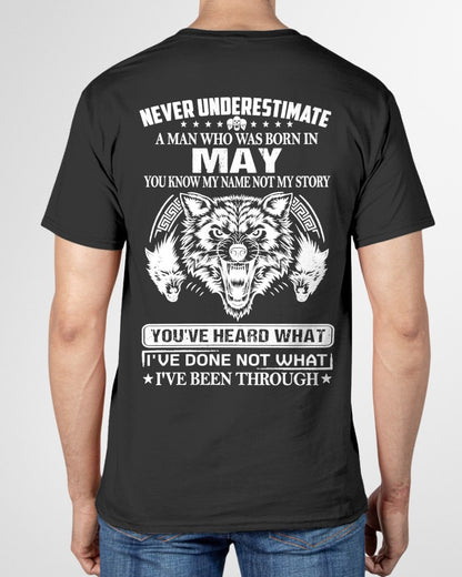 MAY - YOU KNOW MY NAME BUT MY STORY T-Shirt For MAN - TRACY05 (SKU2605-373-05)