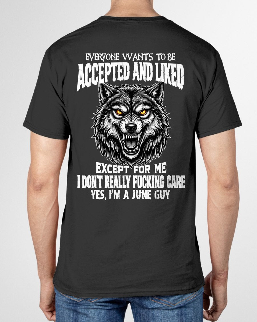 JUNE - "I DON'T CARE" T-shirt For MAN - TRACY06 (SKU2607-10-06)