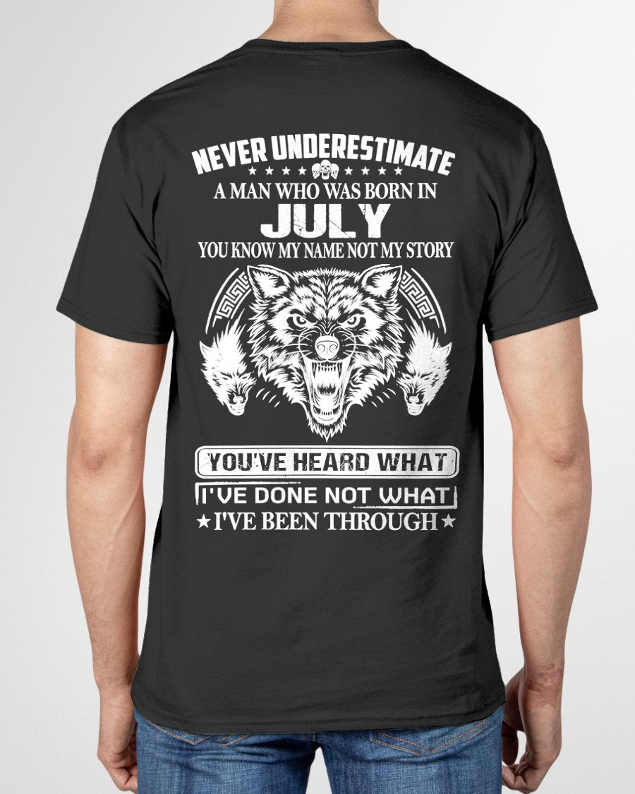 JULY - YOU KNOW MY NAME BUT MY STORY T-Shirt For MAN - TRACY07 (SKU2605-373-07)