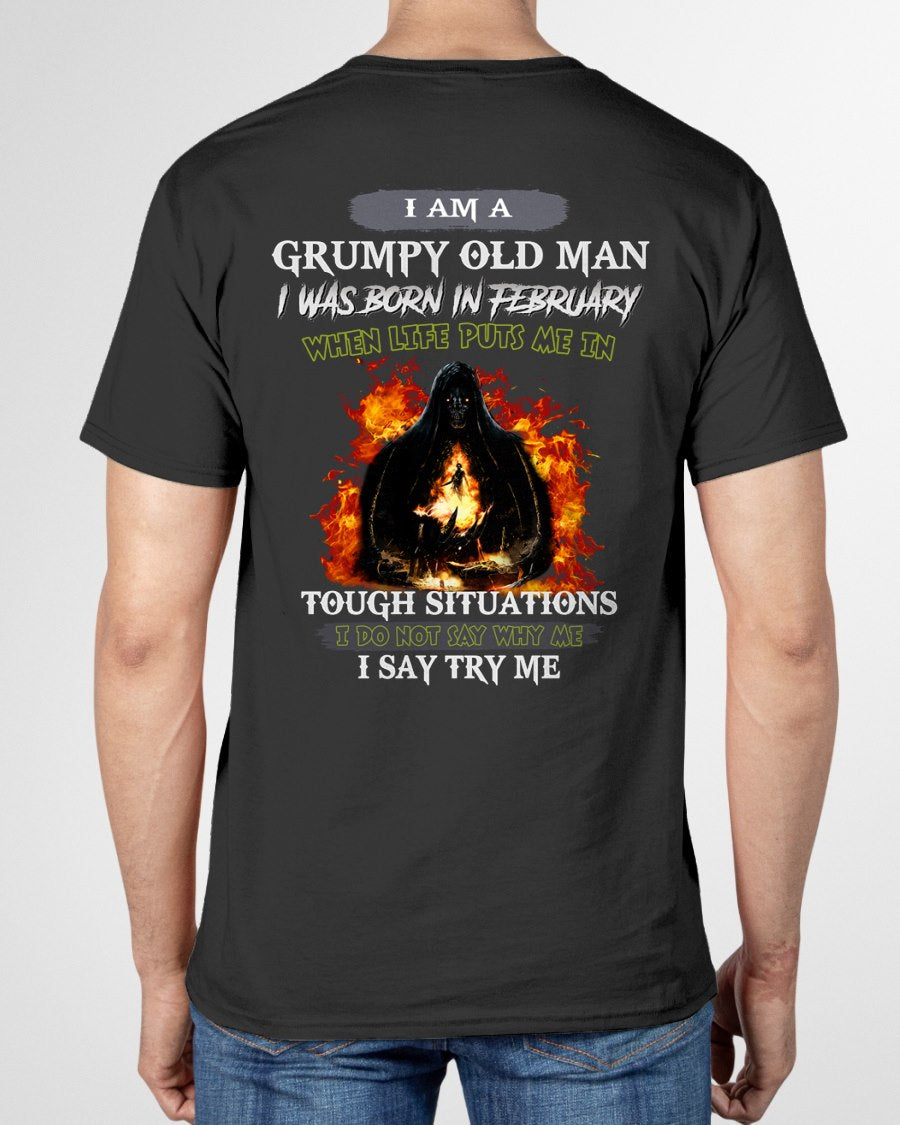 FEBRUARY - TOUGH SITUATIONS T-shirt For MAN - TRACY02 (SKU2605-418-02)