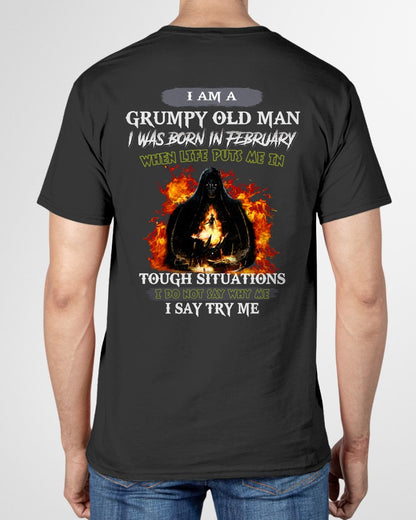 FEBRUARY - TOUGH SITUATIONS T-shirt For MAN - TRACY02 (SKU2605-418-02)