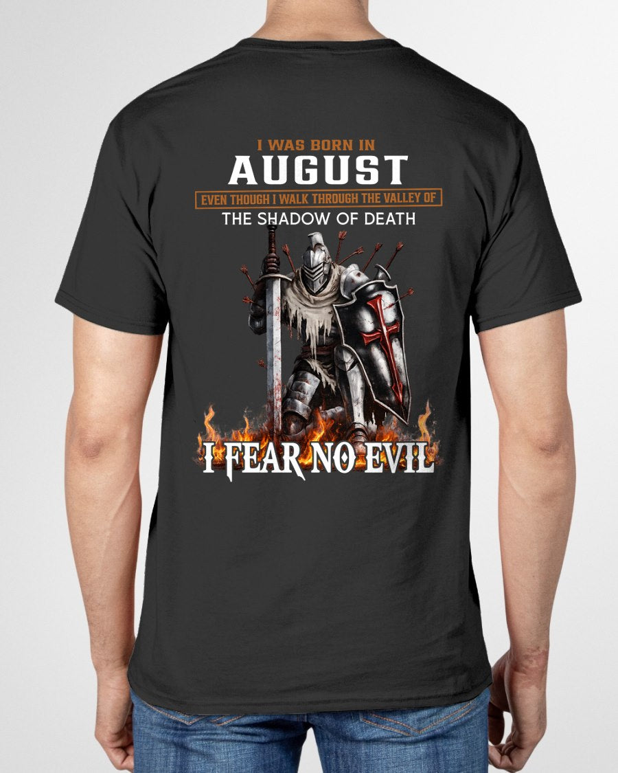 AUGUST - I FEAR NO EVIL T-shirt For MAN - TRACY08 (SKU2605-269-08)