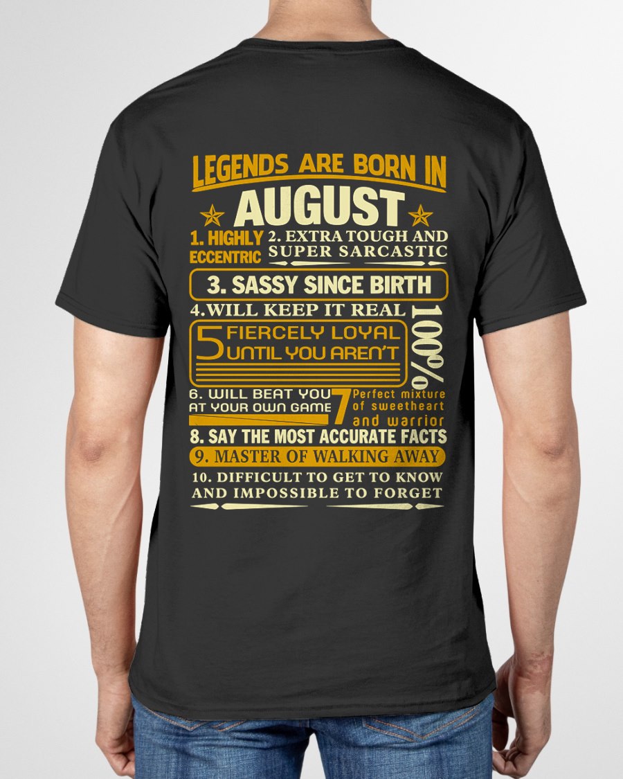 AUGUST - LEGENDS ARE BORN IN AUGUST For MAN - TRACY08 (SKU2605-242-08)