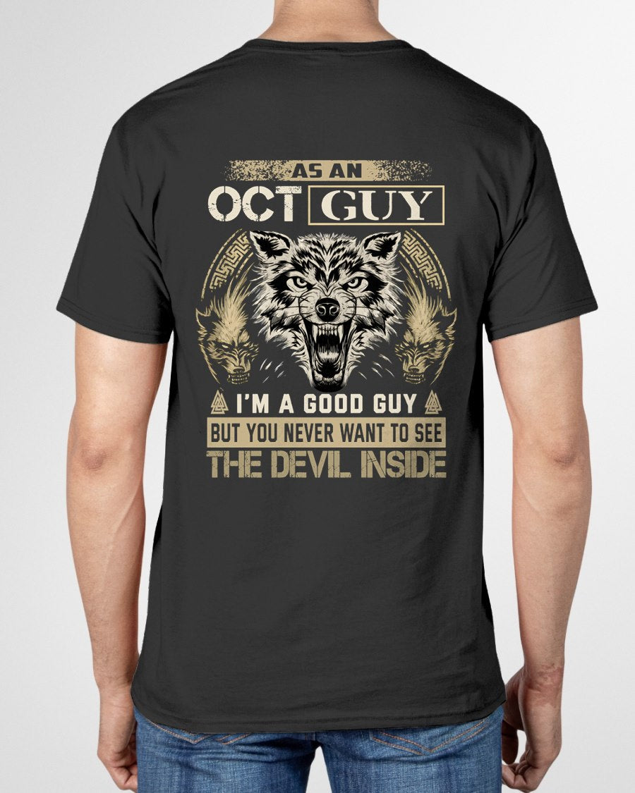 OCTOBER - THE DEVIL INSIDE T-shirt For MAN - TRACY10 (SKU2605-272-10)