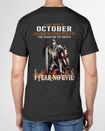 OCTOBER - I FEAR NO EVIL T-shirt For MAN - TRACY10 (SKU2605-269-10)