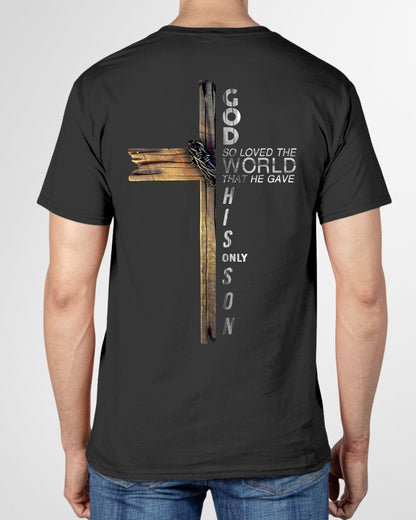 Son of God Jesus Christ Cross Christian 9 John 3 16 T-Shirt For MAN - TRACY00 (SKU-TRAN-180506)