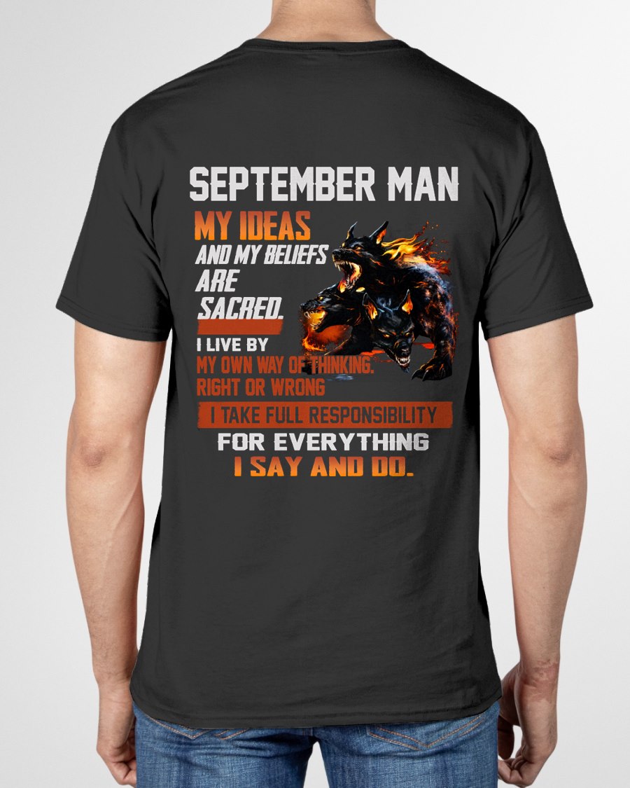 SEPTEMBER - "I SAY AND DO" T-shirt For MAN - TRACY09 (SKU2607-50-09)