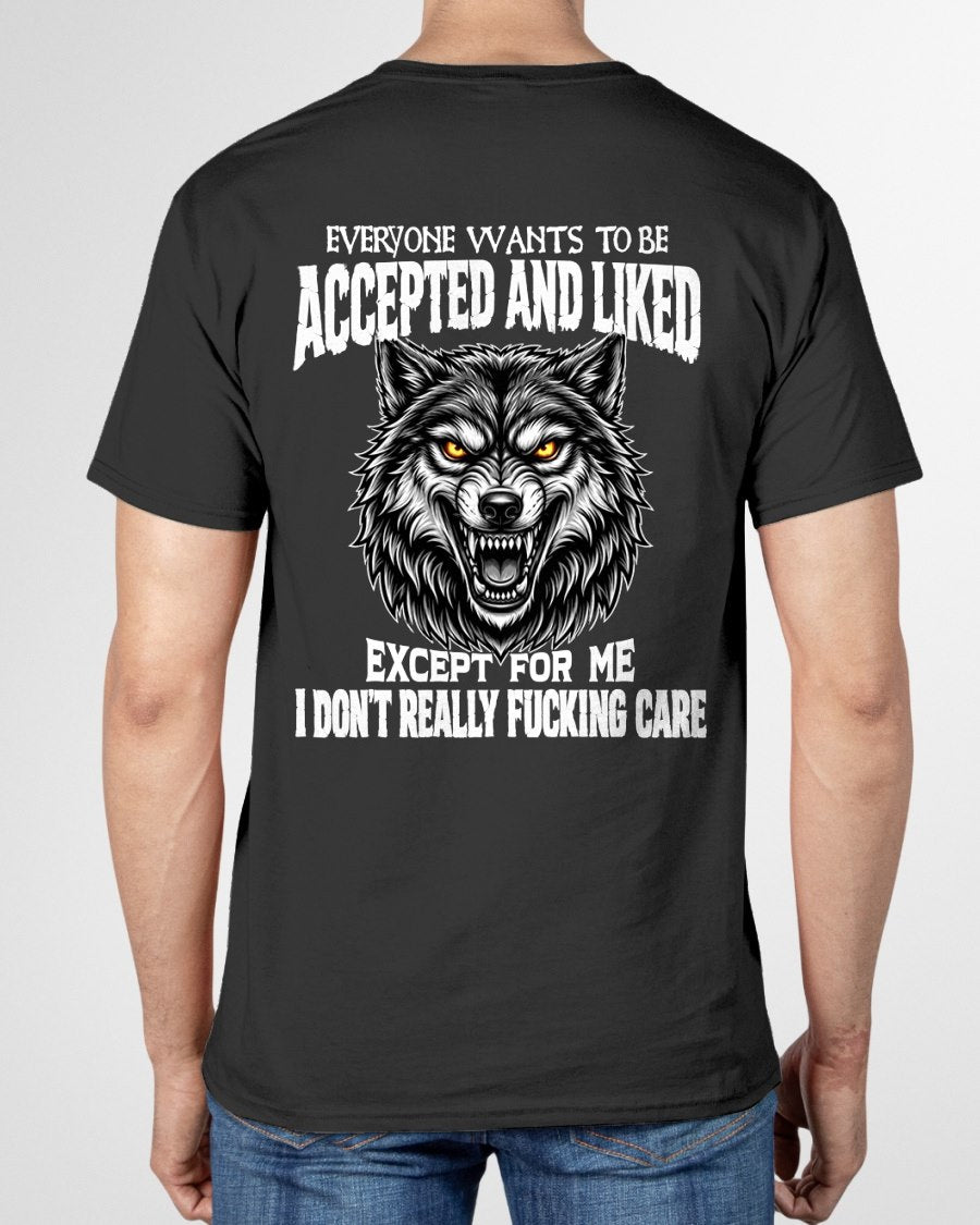 "I DON'T CARE" T-shirt For MAN - TRACY00 (SKU2607-10-00)