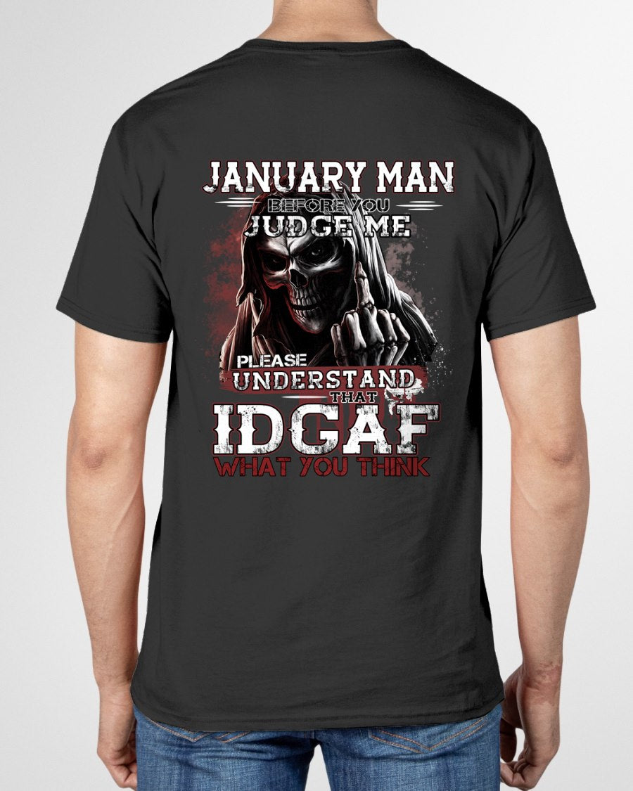 JANUARY - BEFORE YOU JUDGE ME T-shirt For MAN - TRACY01 (SKU2605-275-01)