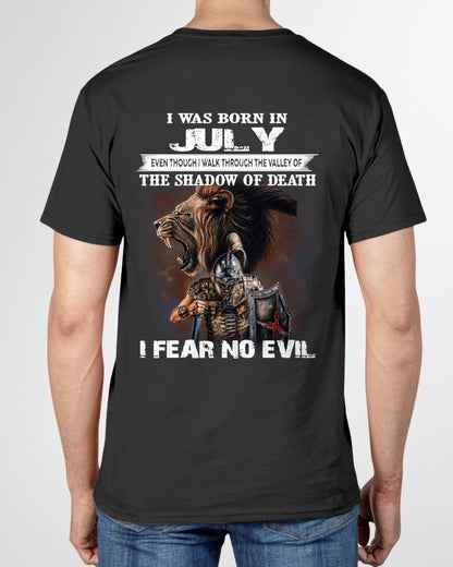 JULY - EVEN THOUGH I WALK THROUGH THE VALLEY T-Shirt For MAN - TRACY07 (SKU2606-168-07)