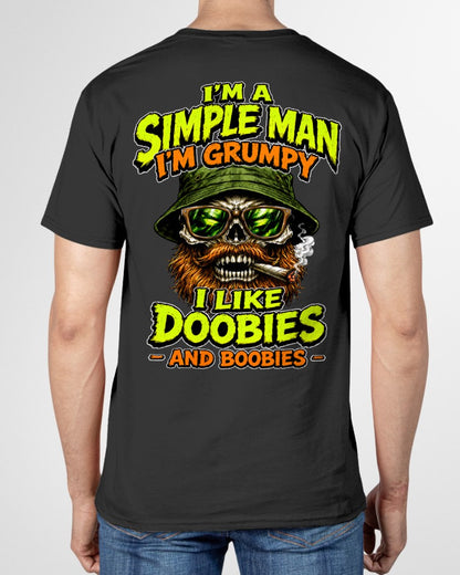 I'M A SIMPLE MAN - Birthday T-Shirt For MAN - TRACY00 (SKU2608-393-00)
