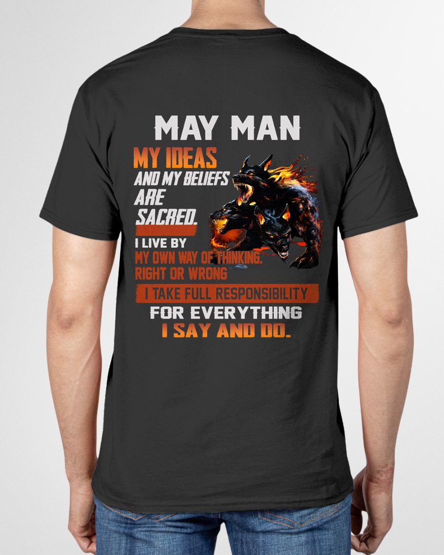 MAY - "I SAY AND DO" T-shirt For MAN - TRACY05 (SKU2607-50-05)