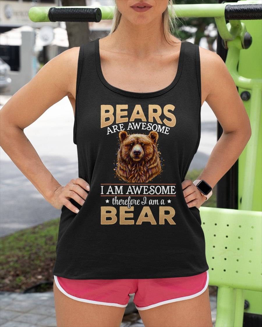 Brown Bear Grizzly Animals - Bears are Awesome T-Shirt For WOMAN - TRACY00 (SKU-TRAN-160502)