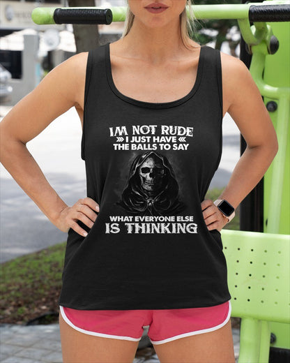 I'M NOT RUDE T-Shirt For WOMAN - TRACY00 (SKU2605-430-00)