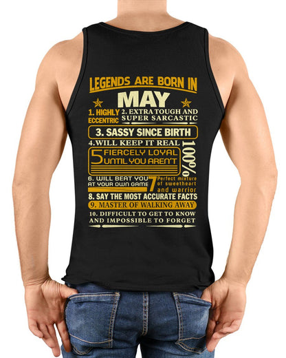 MAY - LEGENDS ARE BORN IN MAY For MAN - TRACY05 (SKU2605-242-05)