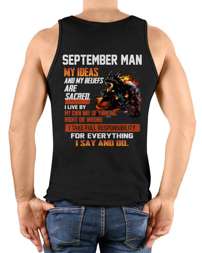 SEPTEMBER - "I SAY AND DO" T-shirt For MAN - TRACY09 (SKU2607-50-09)
