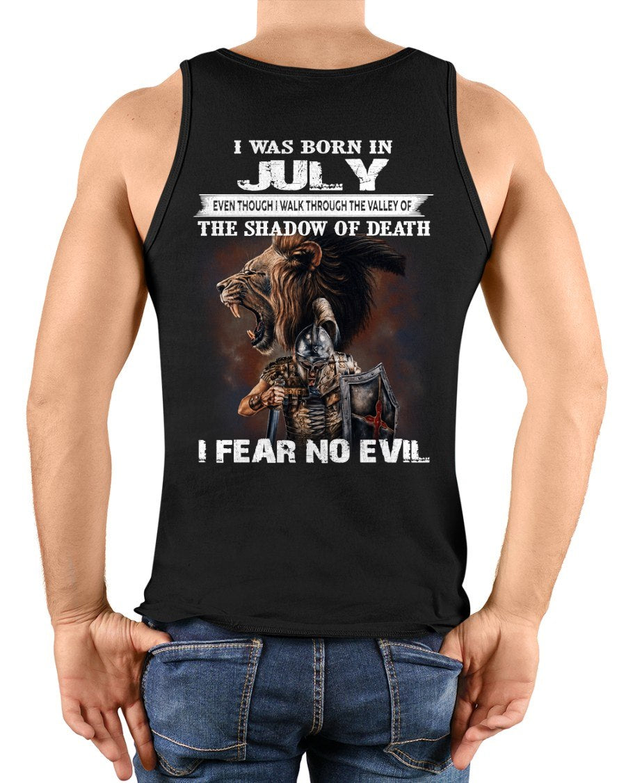 JULY - EVEN THOUGH I WALK THROUGH THE VALLEY T-Shirt For MAN - TRACY07 (SKU2606-168-07)