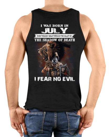 JULY - EVEN THOUGH I WALK THROUGH THE VALLEY T-Shirt For MAN - TRACY07 (SKU2606-168-07)