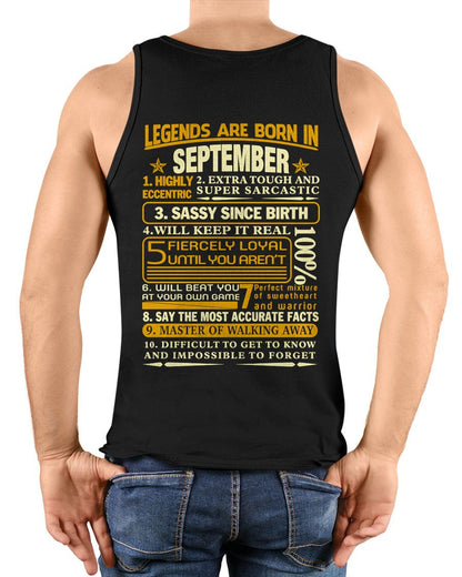 SEPTEMBER - LEGENDS ARE BORN IN SEPTEMBER For MAN - TRACY09 (SKU2605-242-09)