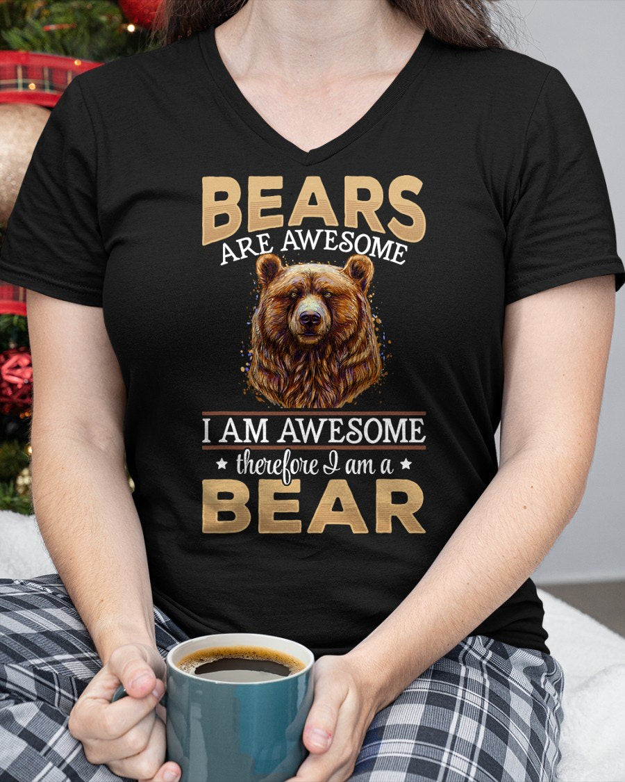 Brown Bear Grizzly Animals - Bears are Awesome T-Shirt For WOMAN - TRACY00 (SKU-TRAN-160502)