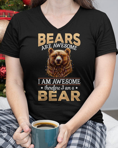 Brown Bear Grizzly Animals - Bears are Awesome T-Shirt For WOMAN - TRACY00 (SKU-TRAN-160502)