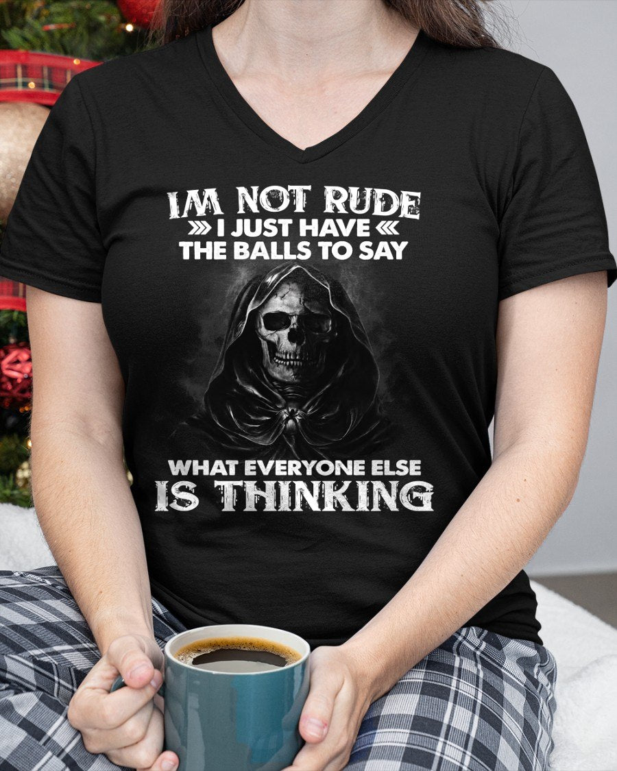I'M NOT RUDE T-Shirt For WOMAN - TRACY00 (SKU2605-430-00)
