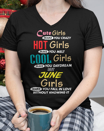 JUNE - CUTE GIRL T-Shirt For WOMAN - TRACY06 (SKU2607-252-06)