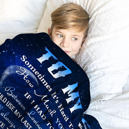 Perfect Blanket COMFORT & WARMTH - Blanket To Your SON - From MOM