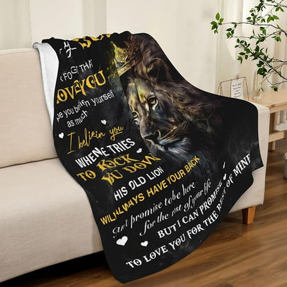 Perfect Blanket Christmas Graduation Birthday Gifts Presents Blanket for SON - From MOM/DAD·