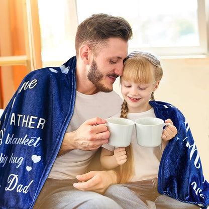 Perfect Blanket Gift Christmas Valentines Graduation Birthday Gifts for DAUGHTER Girls - From DAD