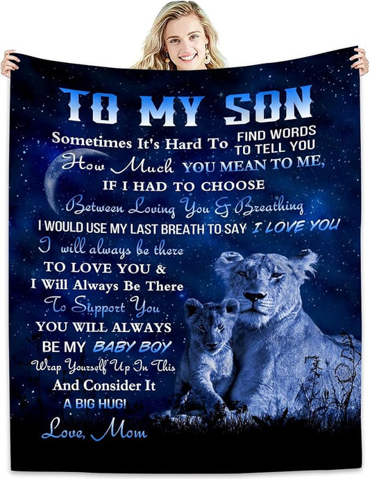 Perfect Blanket COMFORT & WARMTH - Blanket To Your SON - From MOM
