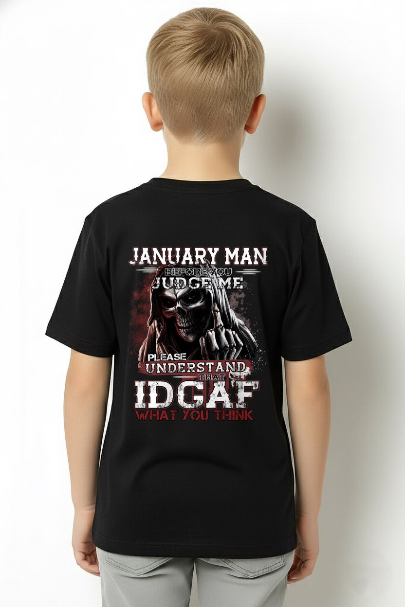 JANUARY - BEFORE YOU JUDGE ME T-shirt For MAN - TRACY01 (SKU2605-275-01)