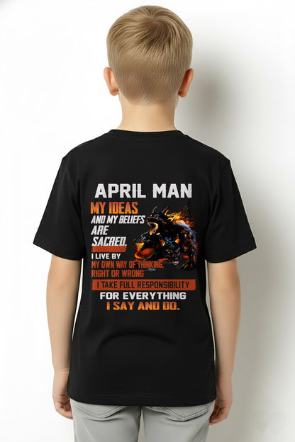 APRIL - "I SAY AND DO" T-shirt For MAN - TRACY04 (SKU2607-50-04)
